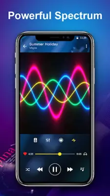 Music Player with equalizer android App screenshot 1