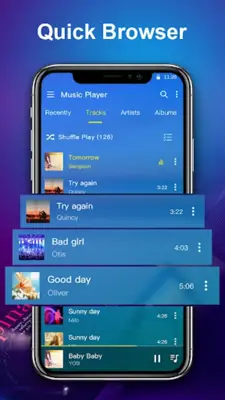 Music Player with equalizer android App screenshot 5